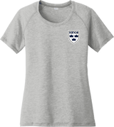 North Jersey Kings Ladies PosiCharge Tri-Blend Wicking Scoop Neck Raglan Tee
